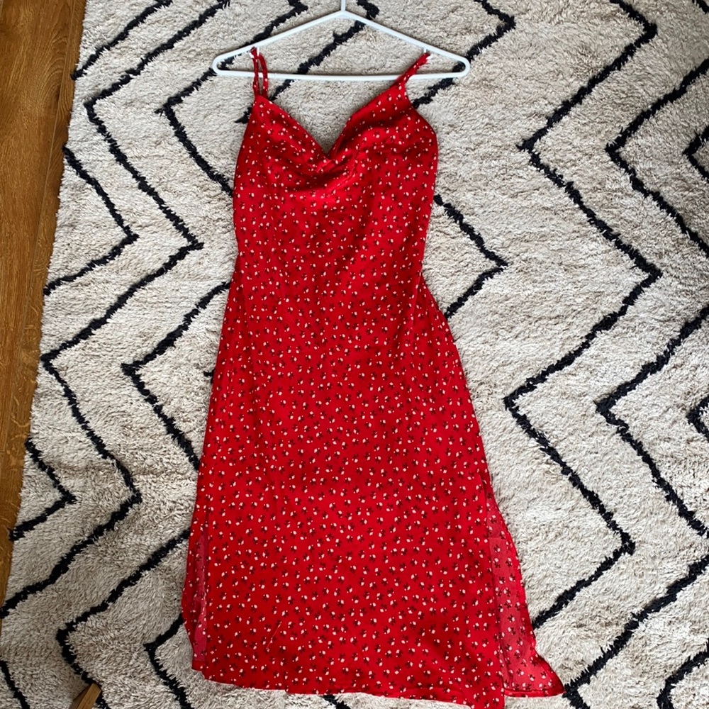 Oh Polly / Princess Polly asymmetrical midi dress